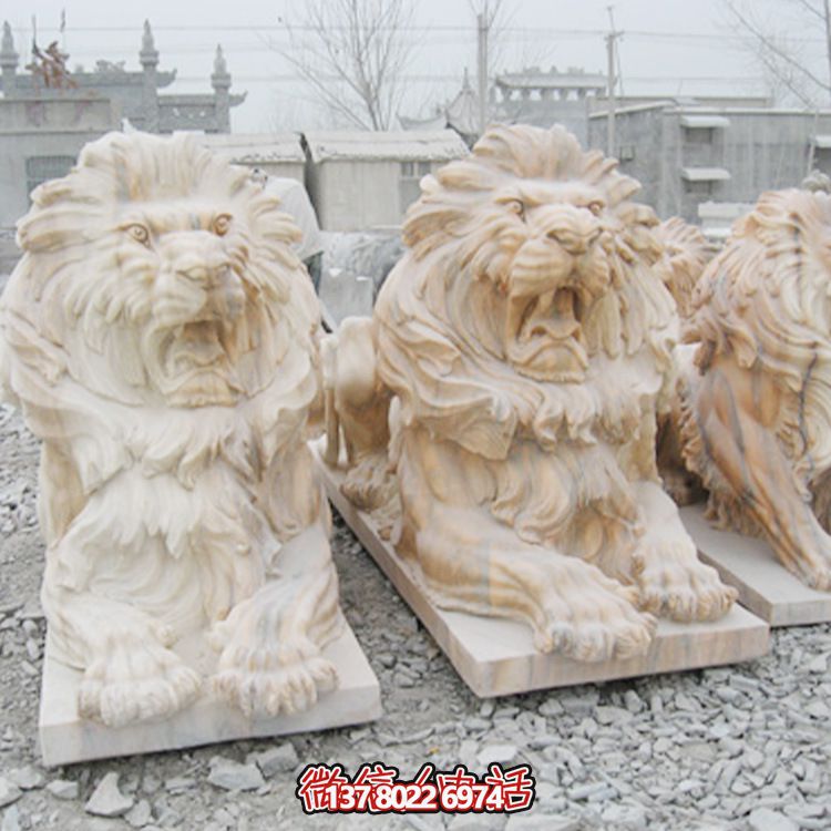 仿真獅子雕塑，為公園、動物園帶來活力