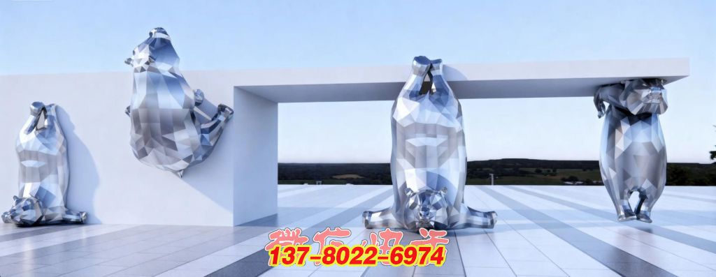 律動(dòng)之姿：不銹鋼動(dòng)物的景觀交響